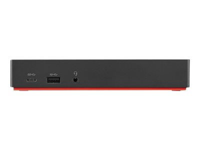 Lenovo 40AS0090EU laptop dock/port replicator Wired USB 3.2 Gen 1 (3.1 Gen 1) Type-C Black