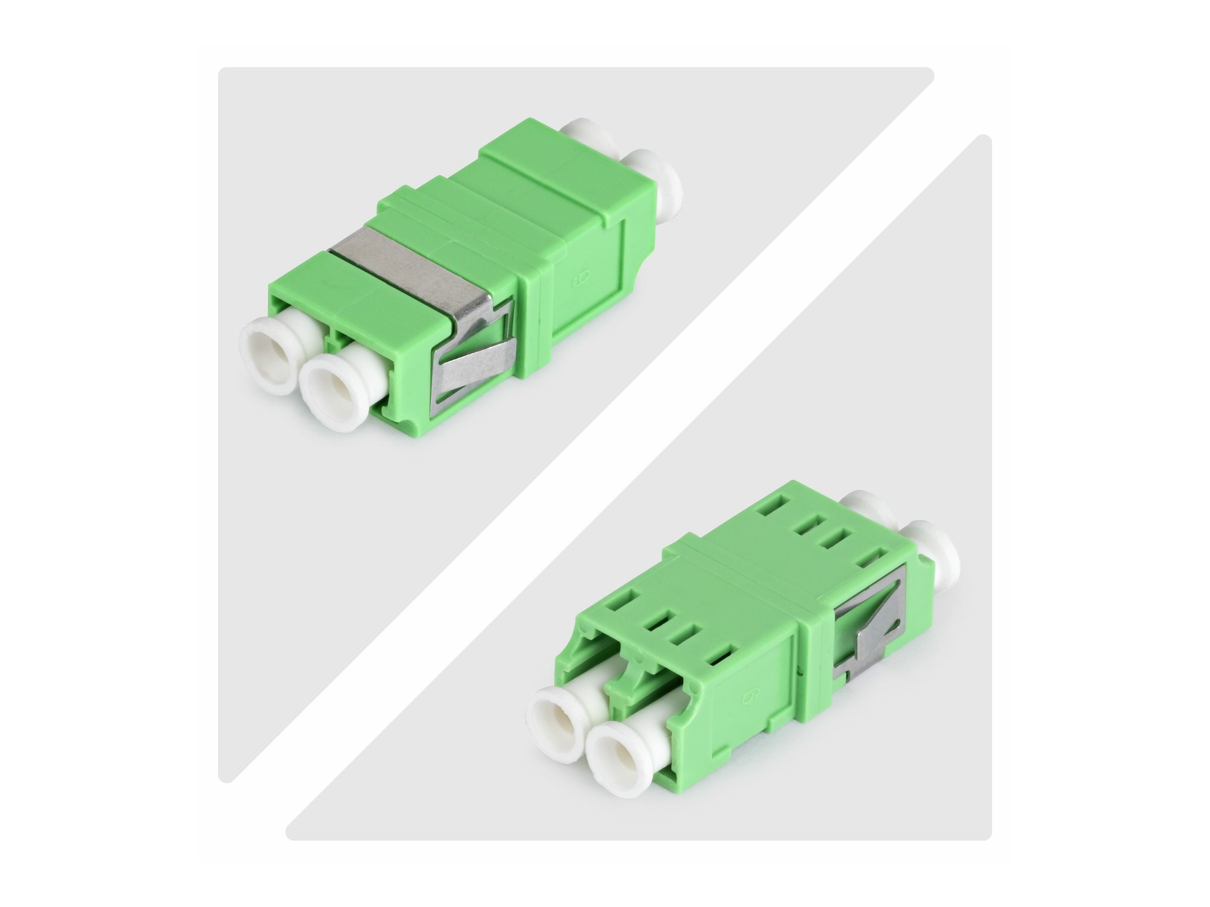 StarTech.com Coupleur LC vers LC, Lot de 10, OS2 Monomode SC Empreinte Coupleur Fibre Optique LC Sans Bride, Adaptateur Duplex LC/APC