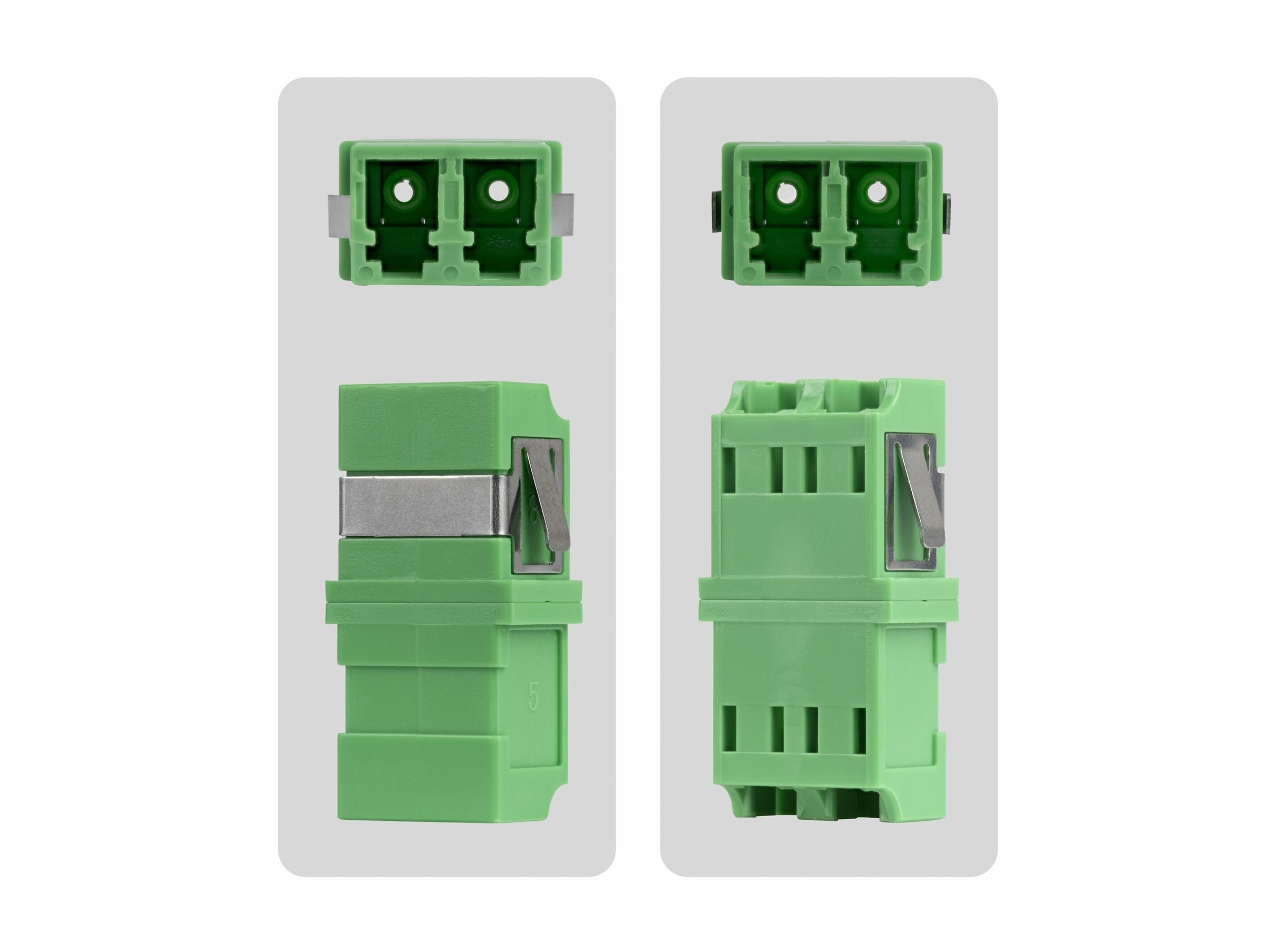 StarTech.com Coupleur LC vers LC, Lot de 10, OS2 Monomode SC Empreinte Coupleur Fibre Optique LC Sans Bride, Adaptateur Duplex LC/APC