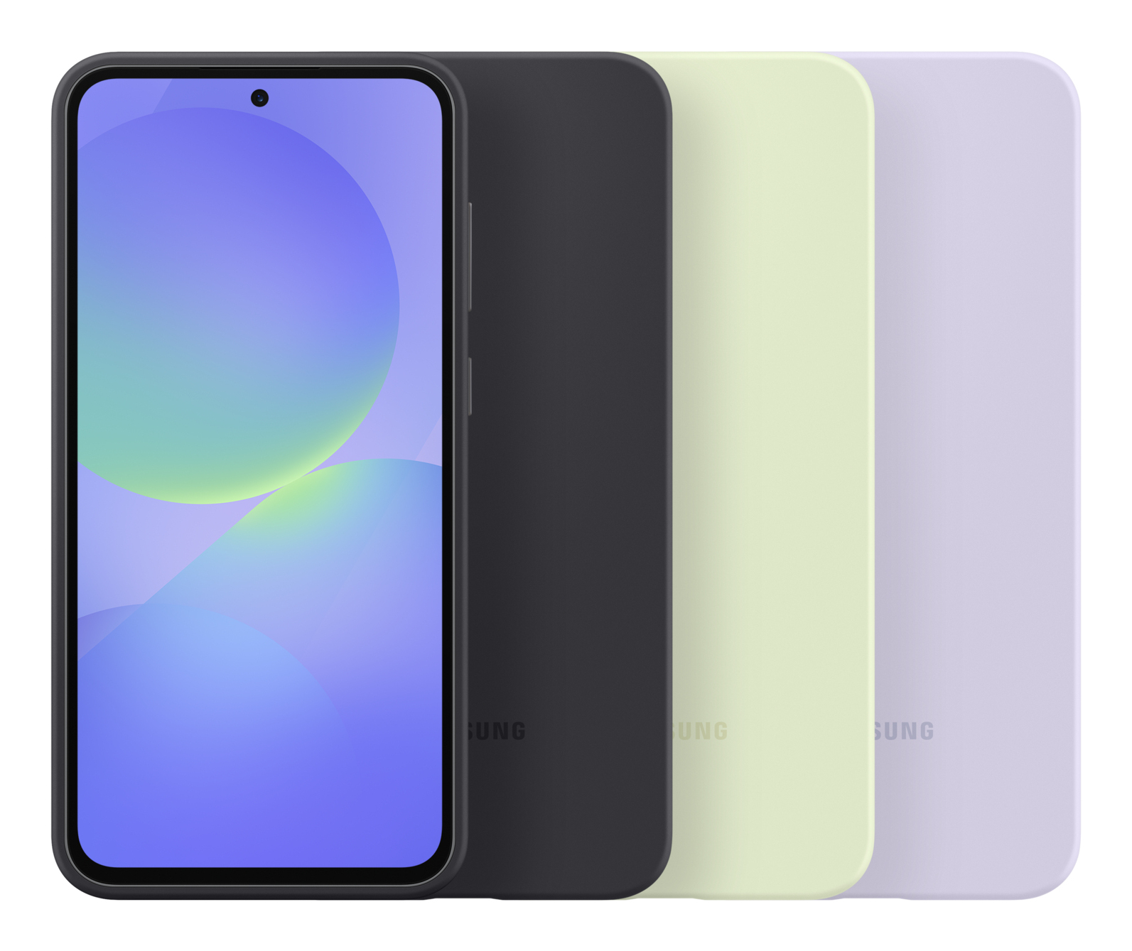 Samsung A36 Silicone Case Light Green