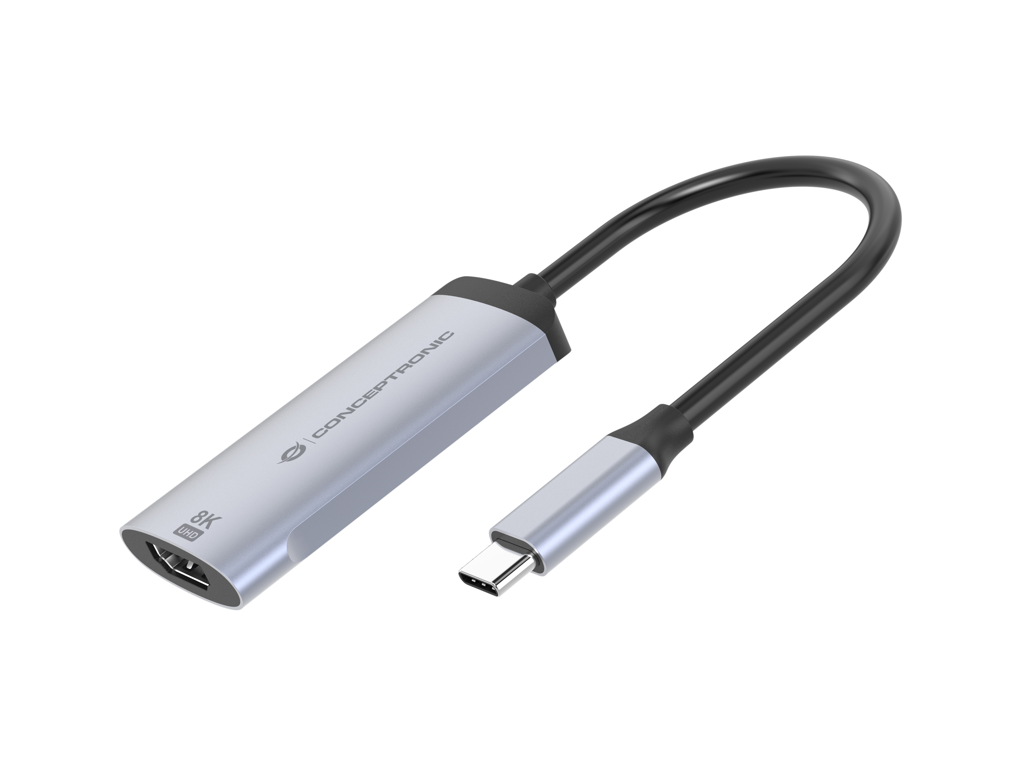 Conceptronic ABBY23G USB-C to HDMI 2.1 Adapter, 8K60Hz