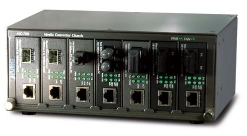 PLANET MC-700 convertitore multimediale di rete Nero