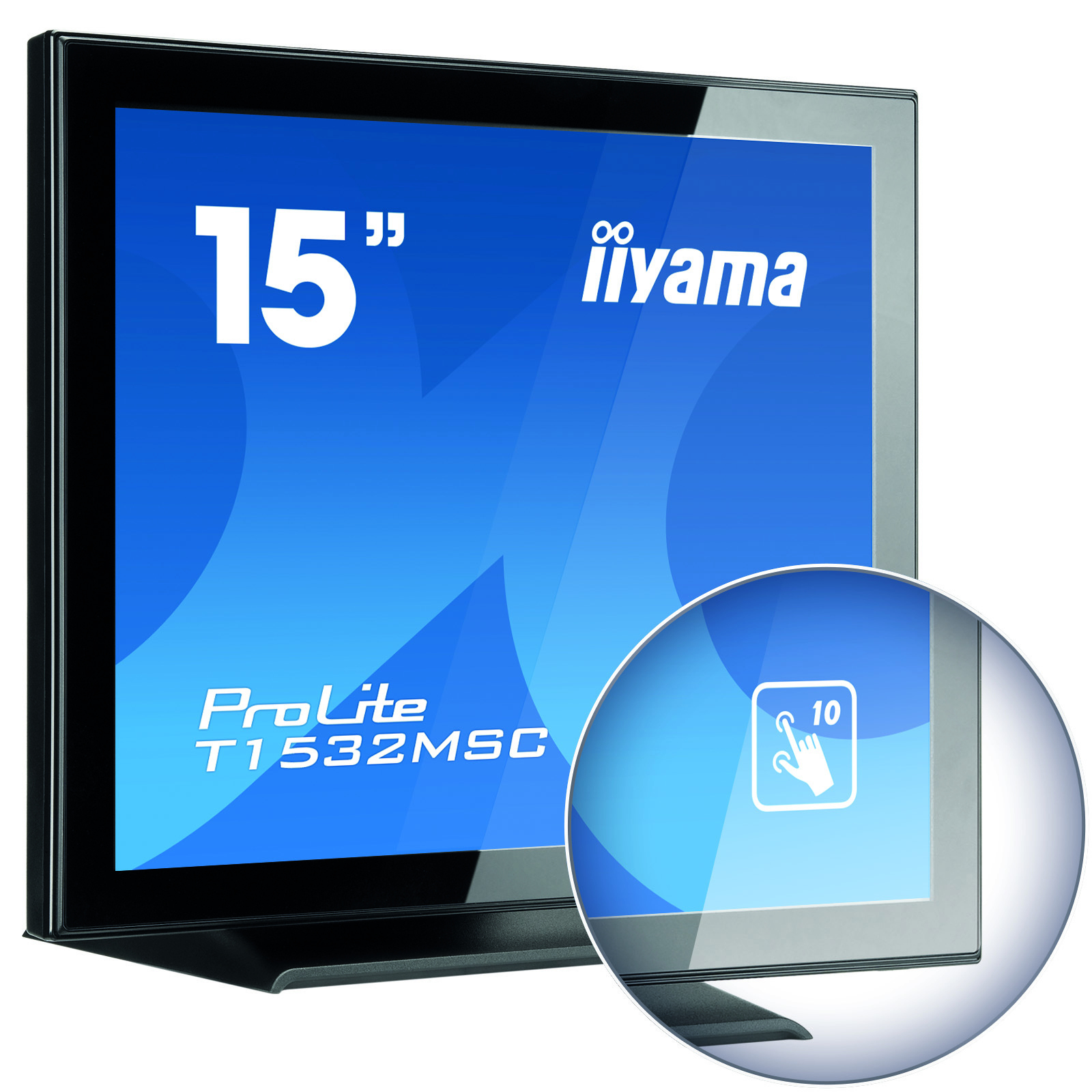 Iiyama ProLite T1532MSC-B5AG - LED-Monitor - 38 cm (15)