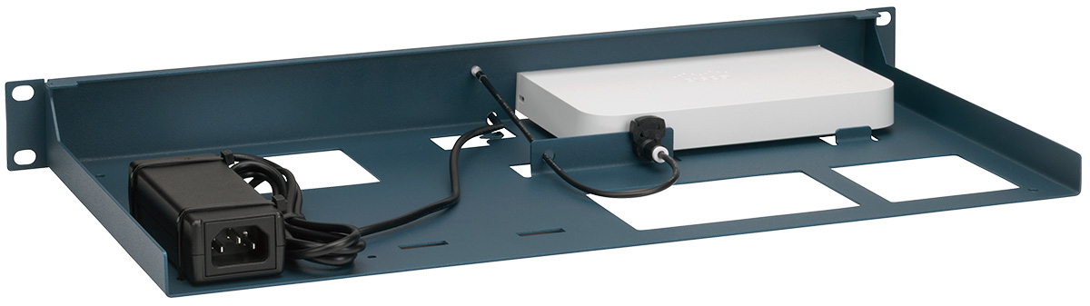 Rackmount.IT CISRACK RM-CI-T12 - Netzwerk-Einrichtung - Rack montierbar - Metallisch Blau - 1U - 48.3 cm (19)