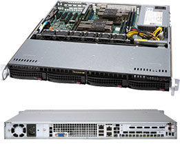 Supermicro SuperServer 6019P-MT - Server - Rack-Montage - 1U - zweiweg - keine CPU - RAM 0 GB - SATA - Hot-Swap 8.9 cm (3.5)