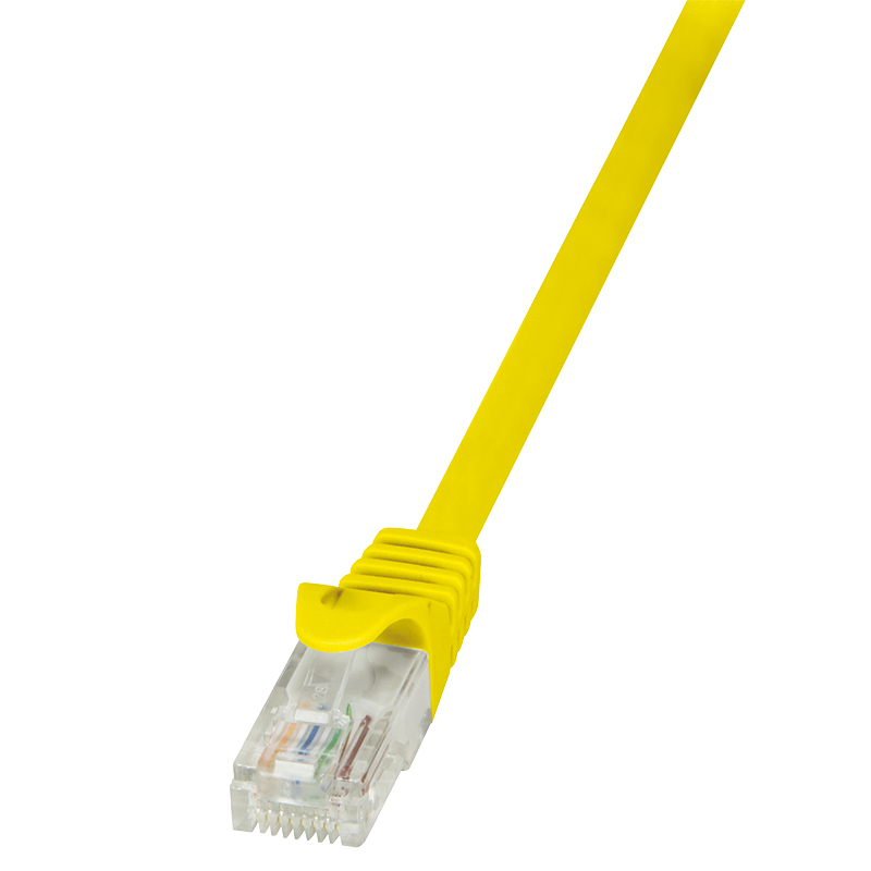 LogiLink 0.5m Cat.6 U/UTP cavo di rete Giallo 0,5 m Cat6 U/UTP (UTP)
