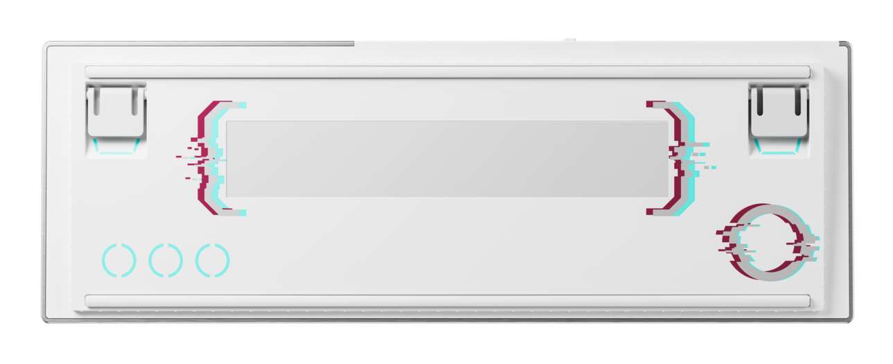 CHERRY MX 8.2 Pro TMR Wireless clavier Gaming USB + RF Wireless + Bluetooth QWERTY US International Argent, Blanc