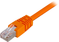 Deltaco STP-61-OR - 1 m - Cat6 - RJ-45 - RJ-45 - Orange
