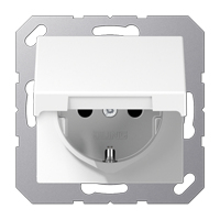 JUNG SCHUKO-Steckdose 16A250V Klappdeckel A 1520 KIKL WW