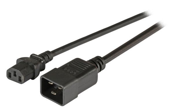EFB Elektronik EK531.3V2 cavo di alimentazione Nero 3 m Accoppiatore C20 Accoppiatore C13
