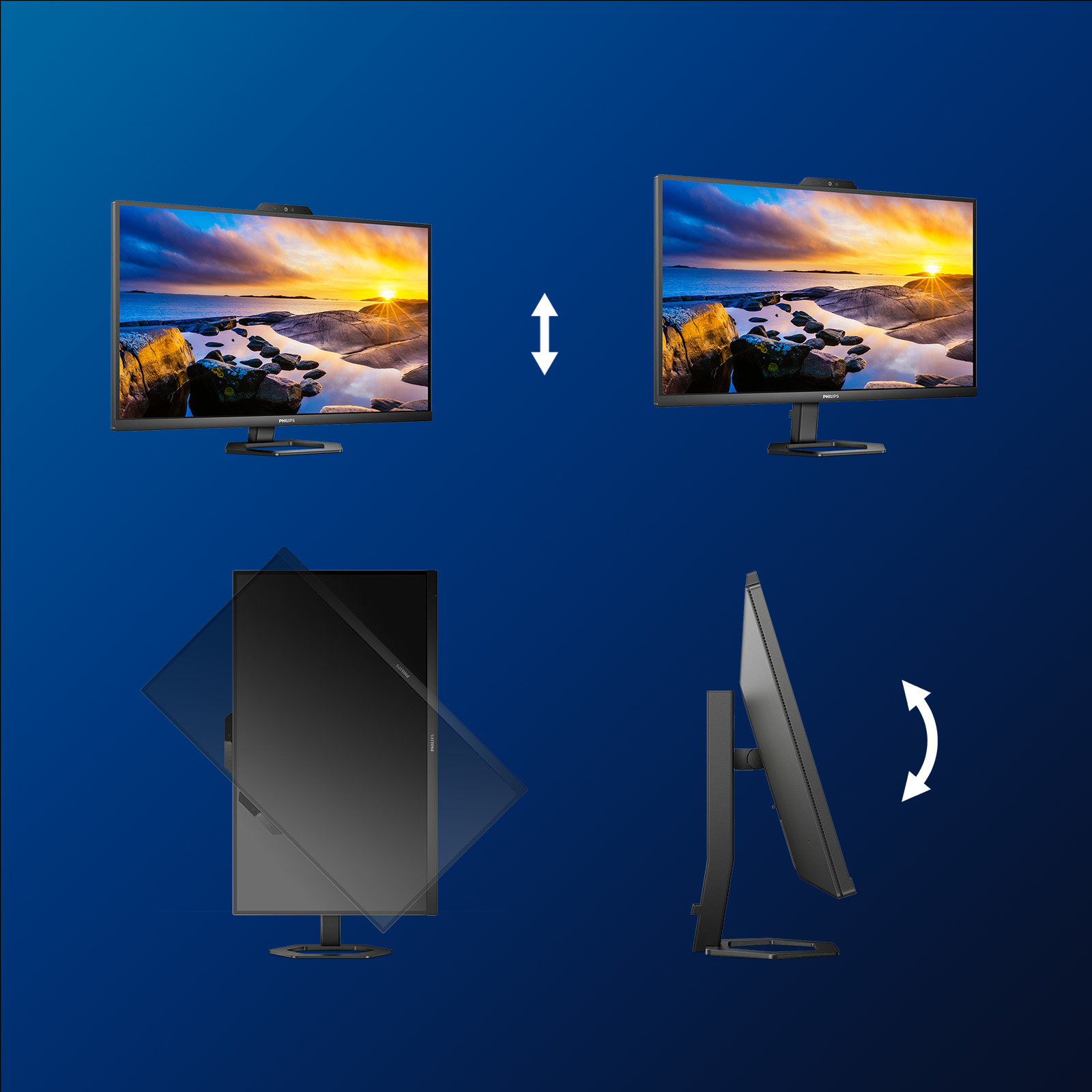 Philips 5000 series 27E1N5600HE/00 Monitor PC 68,6 cm (27) 2560 x 1440 Pixel Quad HD LCD Nero