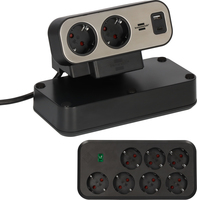 Brennenstuhl estilo Duplex Steckdosenleiste mitberspannungsschutz 1x USB C A 9x