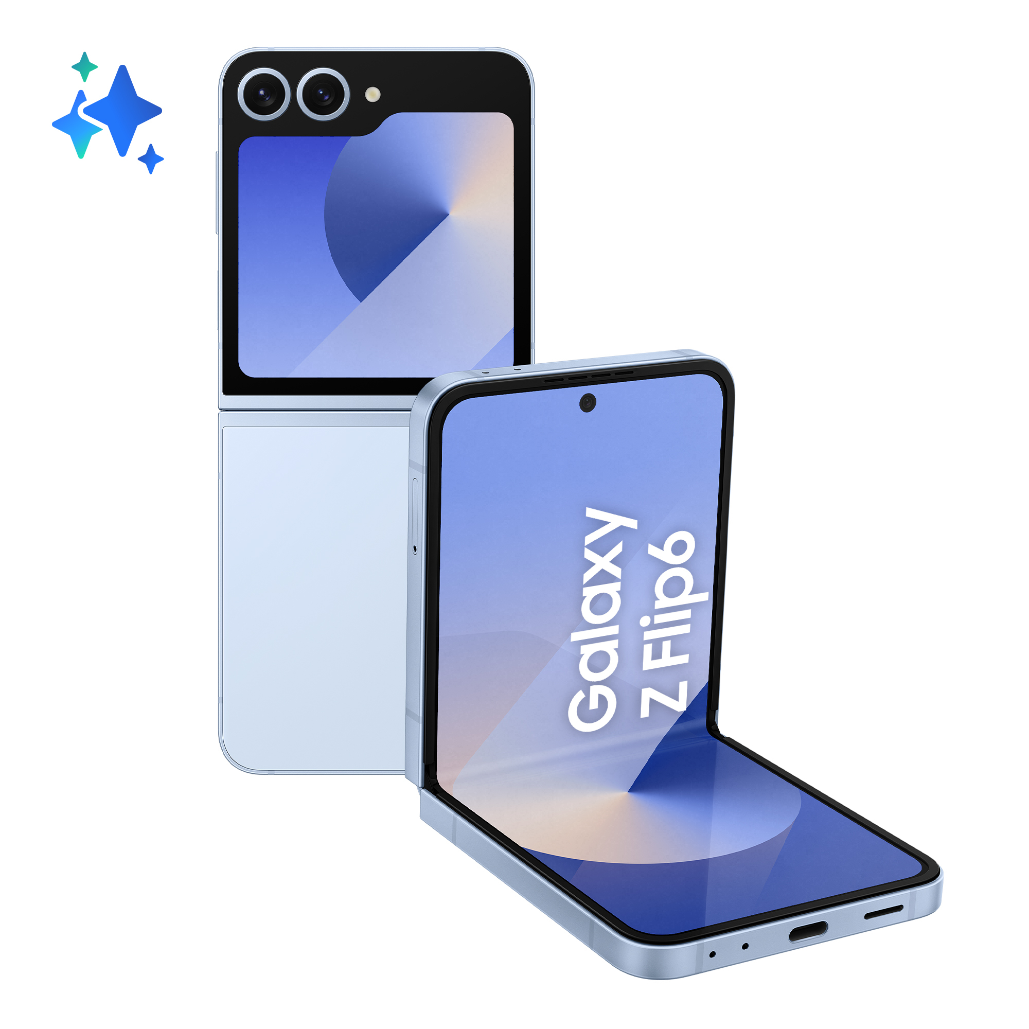 Samsung Galaxy Z Flip6 - 5G Smartphone - Dual-SIM - RAM 12 GB / Interner Speicher 256 GB - OLED-Display - 6.7 - 2640 x 1080 Pixel (120 Hz)