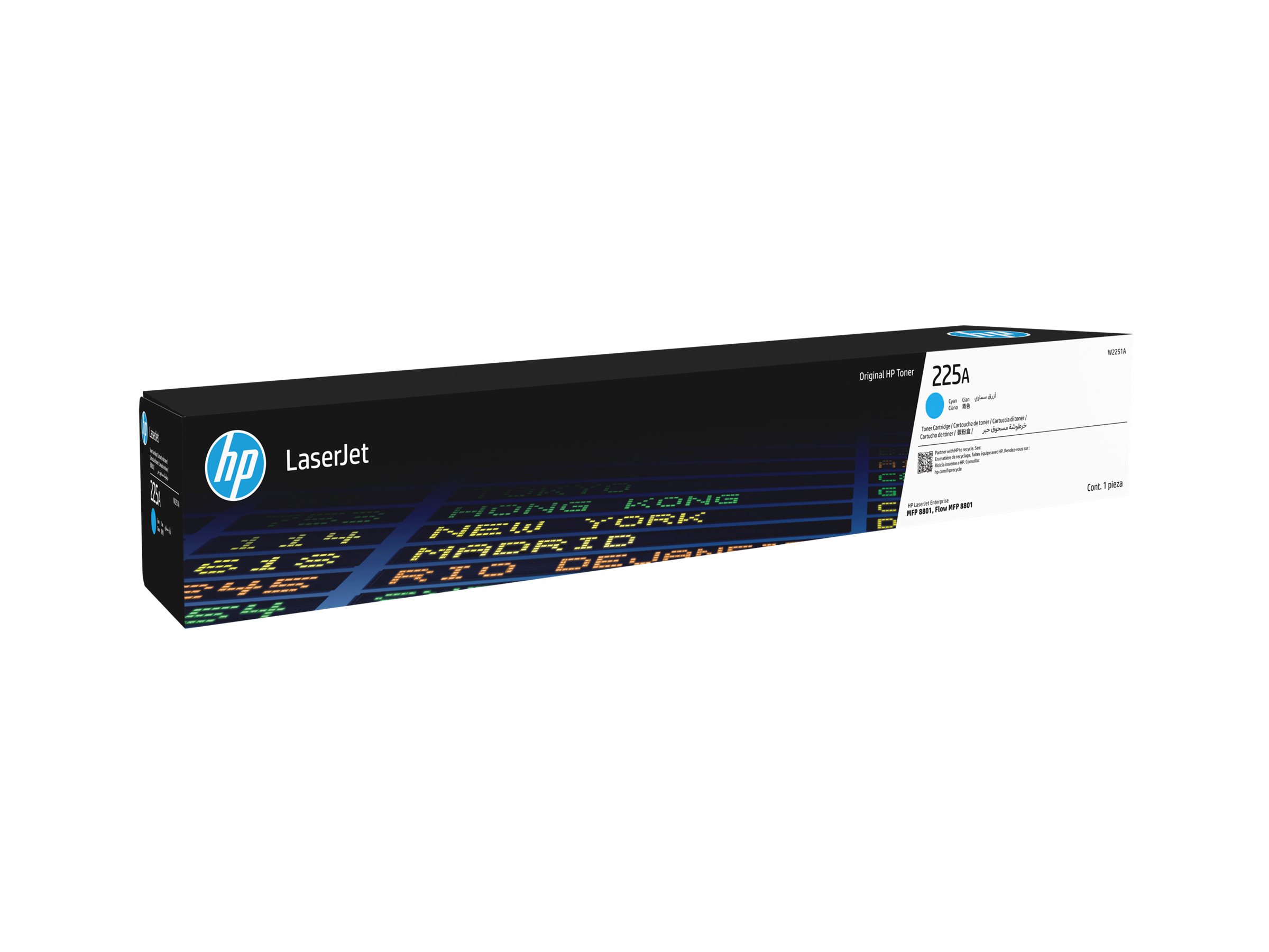 HP LaserJet Cartucho de T�ner Original 225A cian