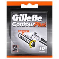 Gillette Contour Plus - M�nner - Gillette - Contour Plus - Mehrfarbig - PEG-115M; Peg-7M; Peg-100; BHT - 10 St�ck(e)