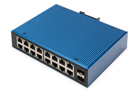 Digitus 16-port 10/100/1000BASE-TX +2G SFP Industrial Ethernet Switch