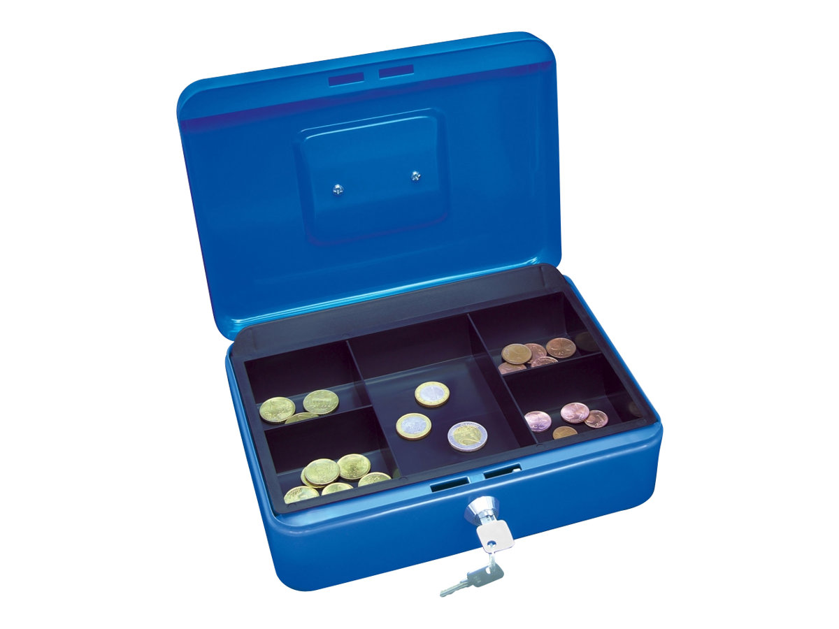 WEDO Gr.3 - Geldkassette - Stahl - blaue Pulverbeschichtung