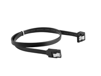 Lanberg CA-SASA-13CU-0050-BK - 0,5 m - SATA III - SATA 7-pin - SATA 7-pin - Weiblich/Weiblich - Schwarz