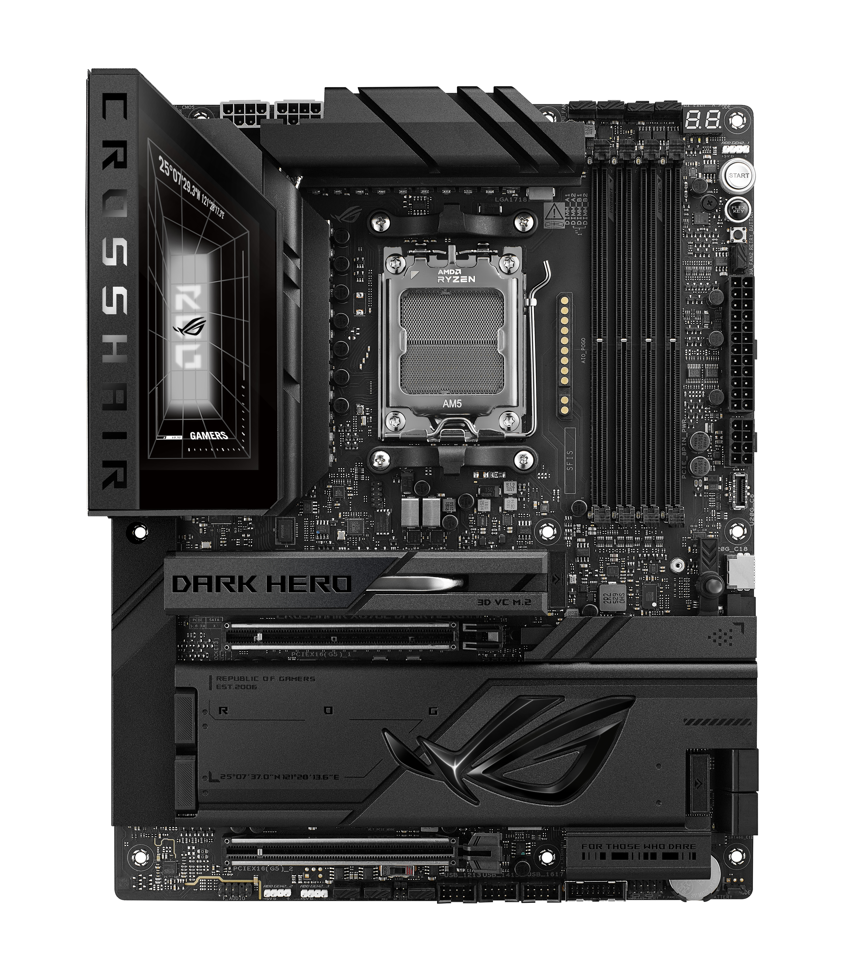 ASUS ROG CROSSHAIR X870E DARK HERO AMD X870E Z�calo AM5 ATX