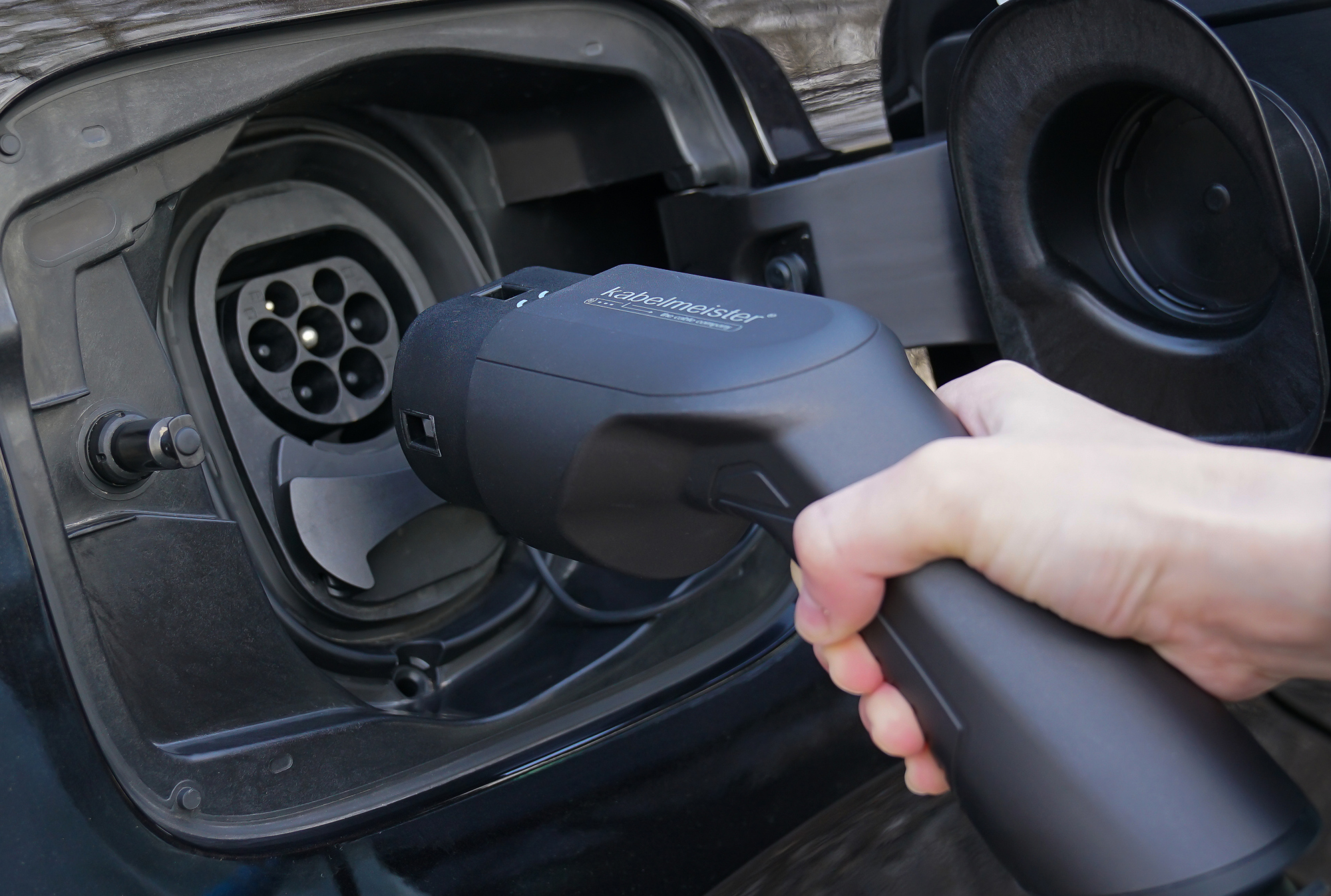 kabelmeister� E-Auto-Ladekabel Mode 3, Typ 2 Stecker an Buchse, 3-phasig, 16 A, 11 kW, blau, 10m