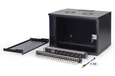 DIGITUS Netzwerk-Set SOHO Pro, 483 mm (19) - 7HE, 540 x 400 mm (B x T)