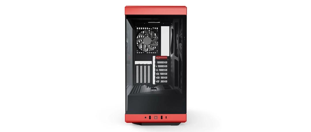 HYTE Y40 Midi Tower Noir, Rouge