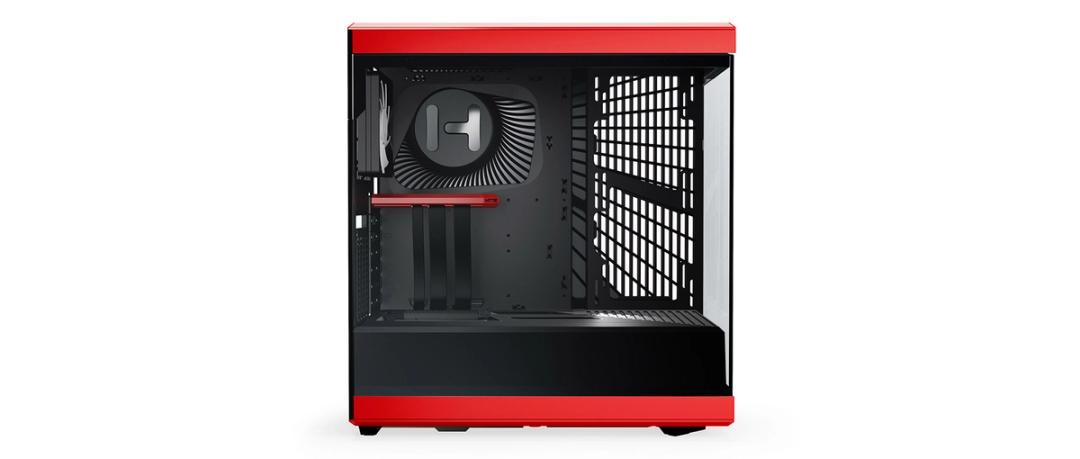 HYTE Y40 Midi Tower Noir, Rouge