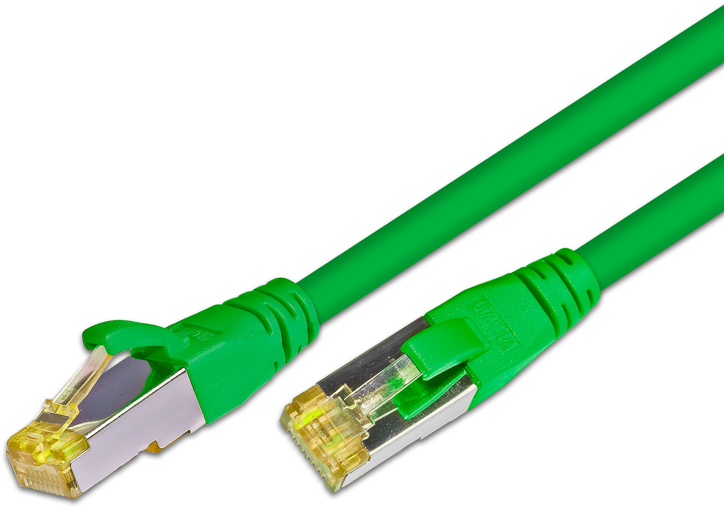 Wirewin S/FTP CAT6A 0.25m c�ble de r�seau Vert 0,25 m S/FTP (S-STP) Rond
