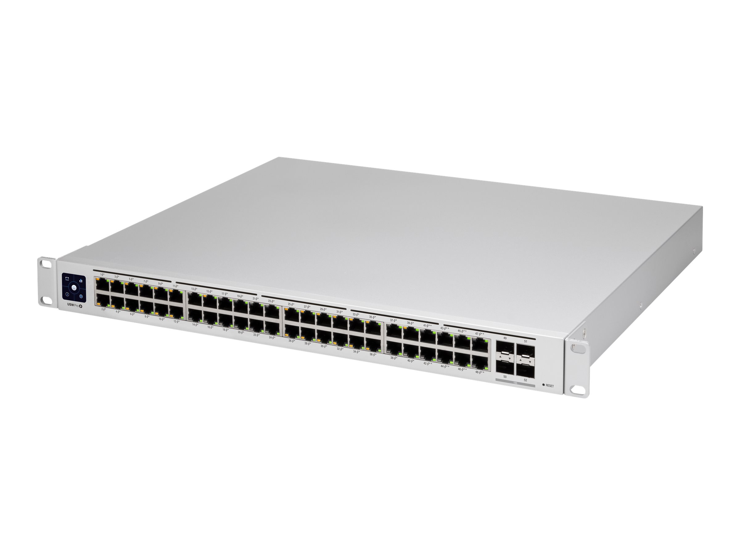 Ubiquiti UniFi Pro 48-Port PoE Gr L2/L3 Gigabit Ethernet (10/100/1000) Connexion Ethernet, supportant lalimentation via ce port (PoE) 1U Argent