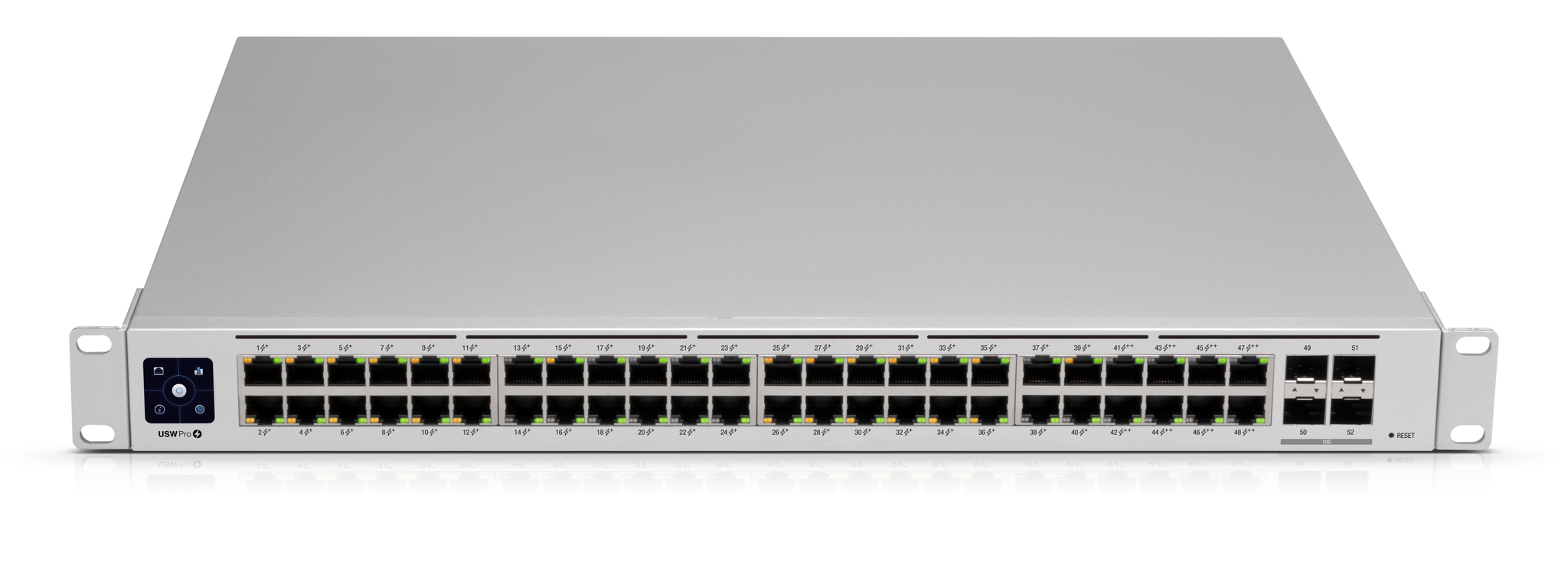 Ubiquiti UniFi Pro 48-Port PoE Gestionado L2/L3 Gigabit Ethernet (10/100/1000) Energa sobre Ethernet (PoE) 1U Plata
