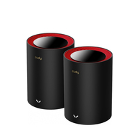 CUDY M3000 2-Pack - Schwarz - Rot - Intern - Mesh-System - Mit kugelfrmiger Richtcharakteristik - 445 m - 30 dBmW