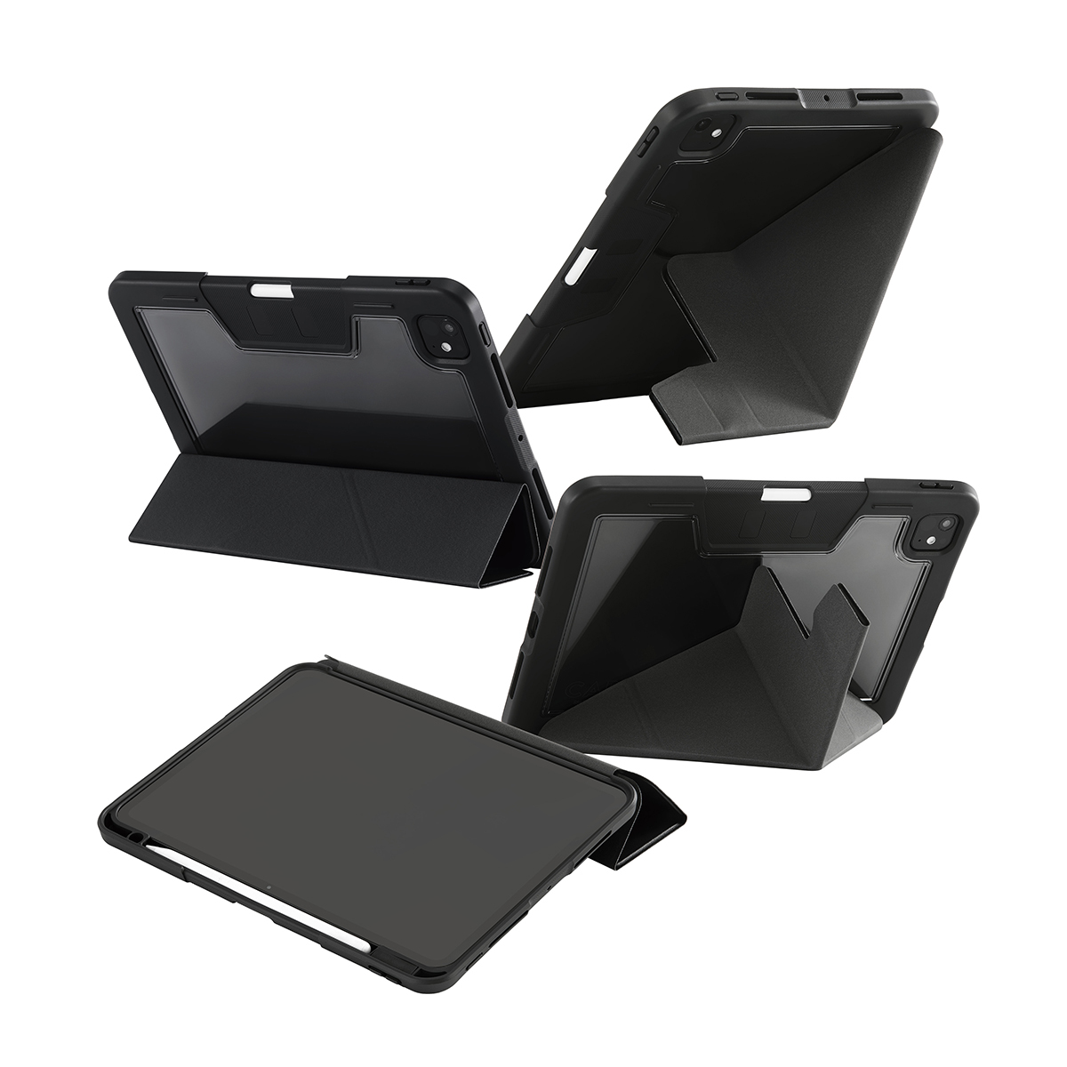 PanzerGlass CARE by � TPU Essential Case Black iPad Pro 11 (2024-2025) coque de protection pour t�l�phones portables Housse Transparent