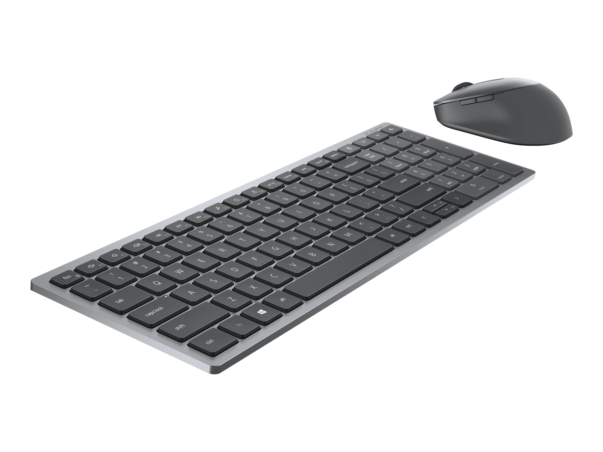 DELL KM7120W tastiera Mouse incluso RF senza fili + Bluetooth QWERTY US International Grigio, Titanio