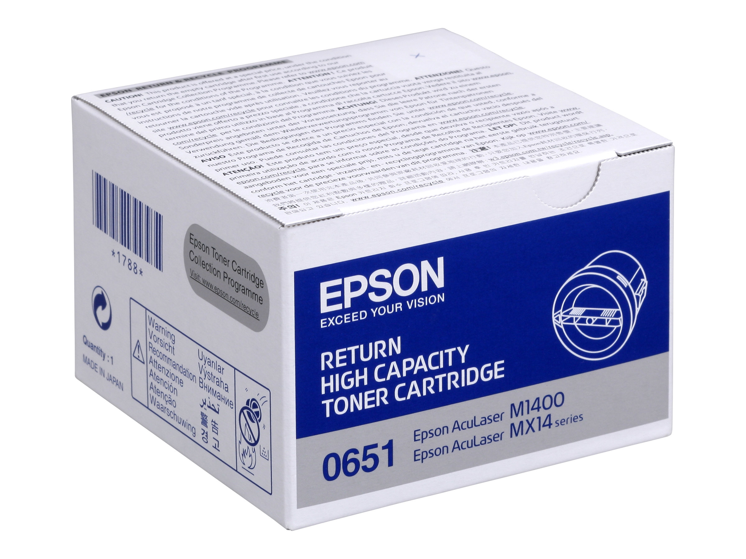 Epson Return-Toner Nero