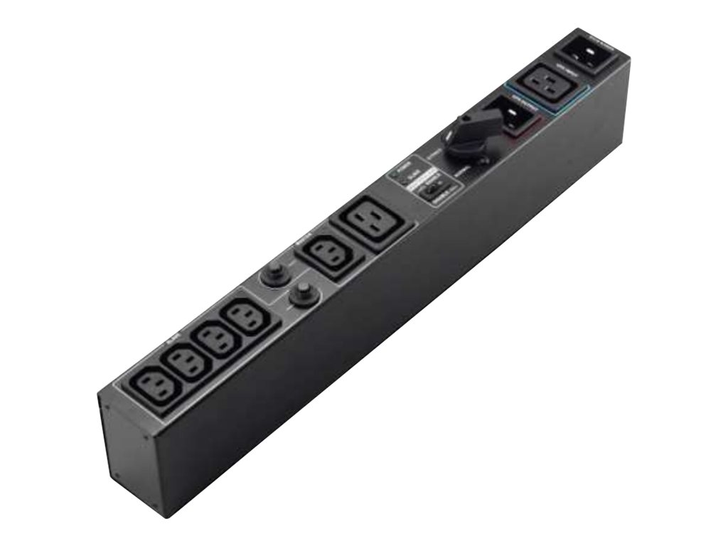 PowerWalker MBS - Umleitungsschalter (Rack - einbauf�hig) - Wechselstrom 208/220/230/240 V - Ausgangsanschl�sse: 6 - 48.3 cm (19)