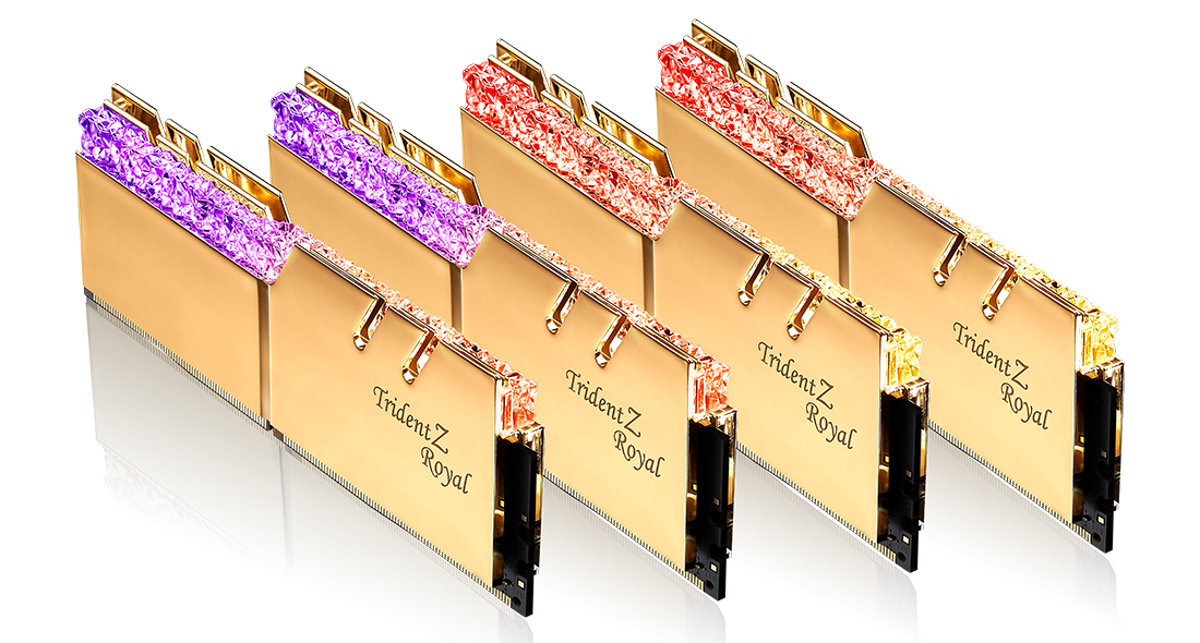 G.Skill Trident Z Royal F4-4000C18Q-128GTRG memoria 128 GB 4 x 32 GB DDR4 4000 MHz