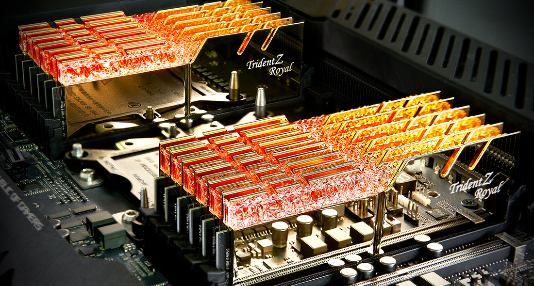 G.Skill Trident Z Royal F4-4000C18Q-128GTRG memoria 128 GB 4 x 32 GB DDR4 4000 MHz