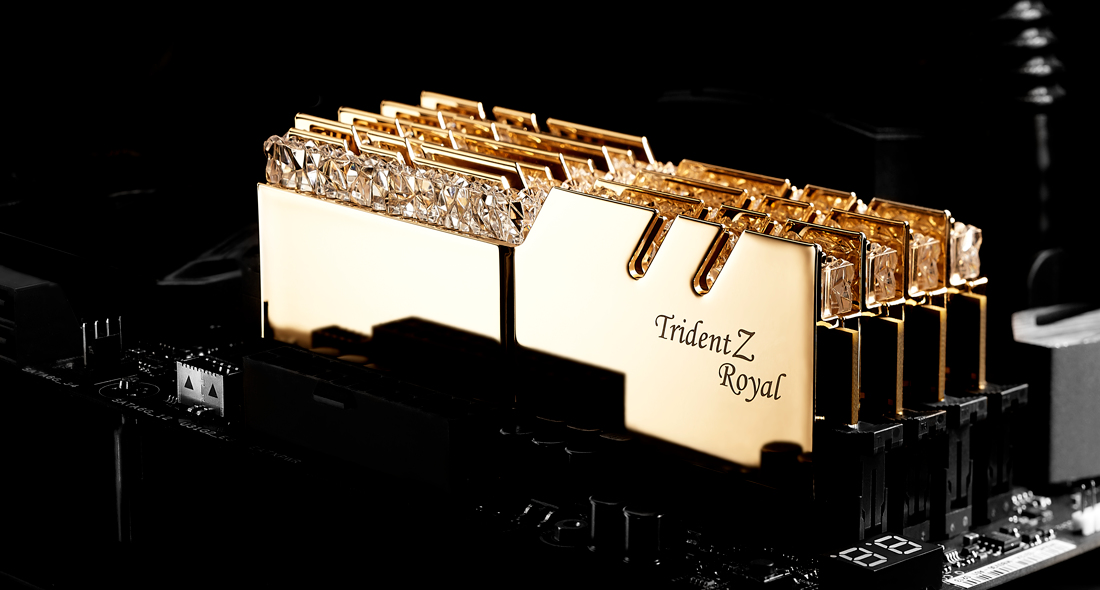 G.Skill Trident Z Royal F4-4000C18Q-128GTRG memoria 128 GB 4 x 32 GB DDR4 4000 MHz