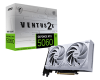MSI GeForce RTX 5060 8G VENTUS 2X OC WHITE NVIDIA 8 Go GDDR7