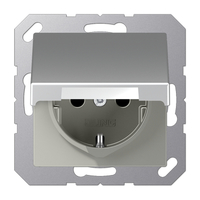 JUNG SCHUKO Steckd.m.Klappd. A1520BFKLAL