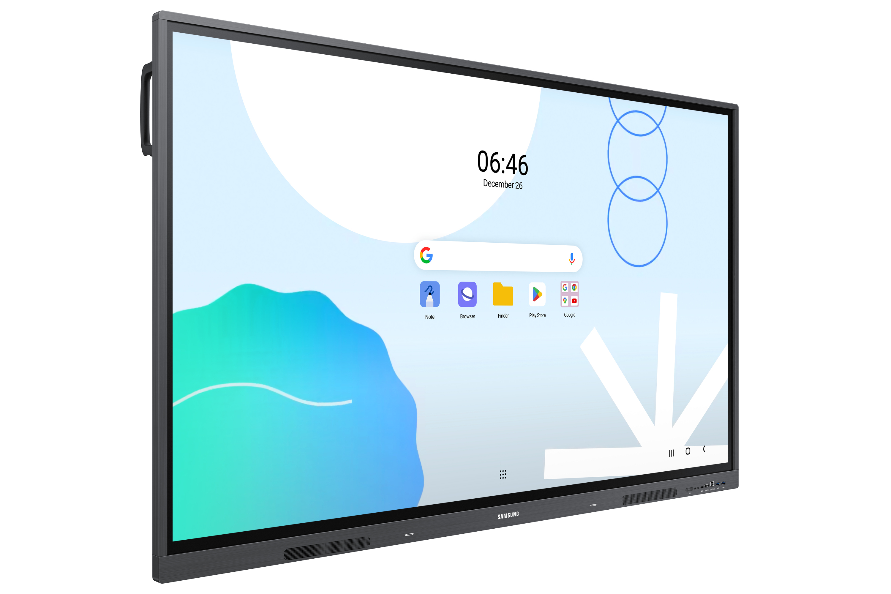 Samsung WA75D interactive whiteboard 190.5 cm (75) 3840 x 2160 pixels Touchscreen Grey