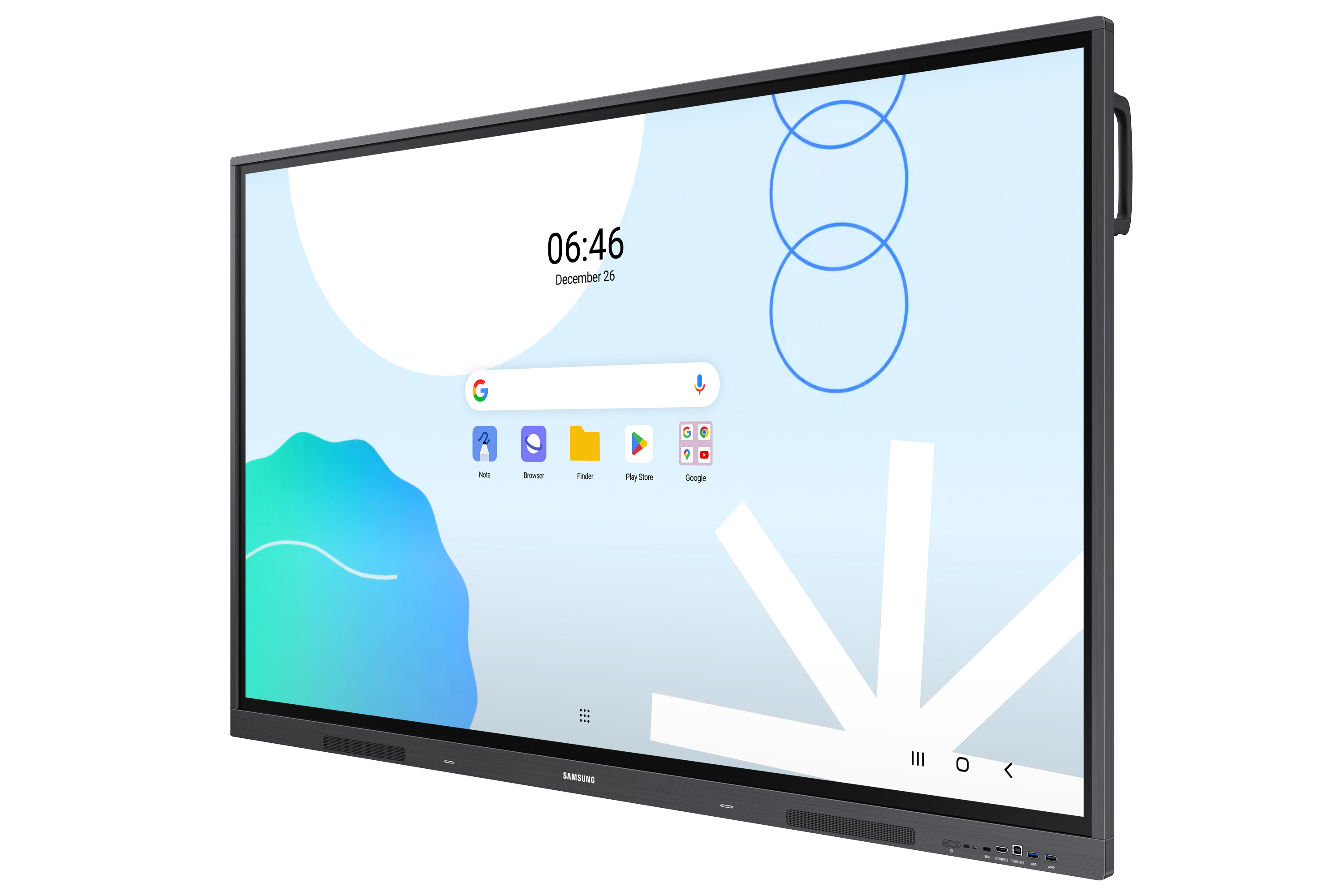 Samsung WA75D interactive whiteboard 190.5 cm (75) 3840 x 2160 pixels Touchscreen Grey