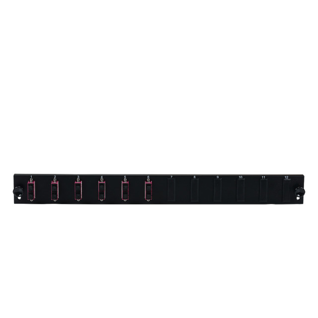 EFB Elektronik SB-FP-S-6SC-D-V-OS2 - Rackeinbau - 1U - Schwarz - Metall - 432 mm - 13 mm
