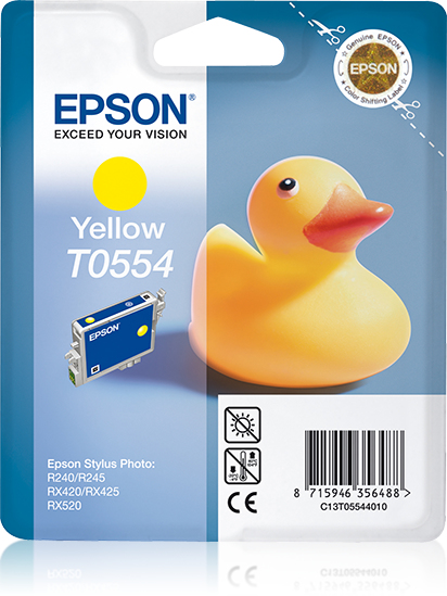 Epson T0554 - 8 ml - Gelb - Original - Blisterverpackung