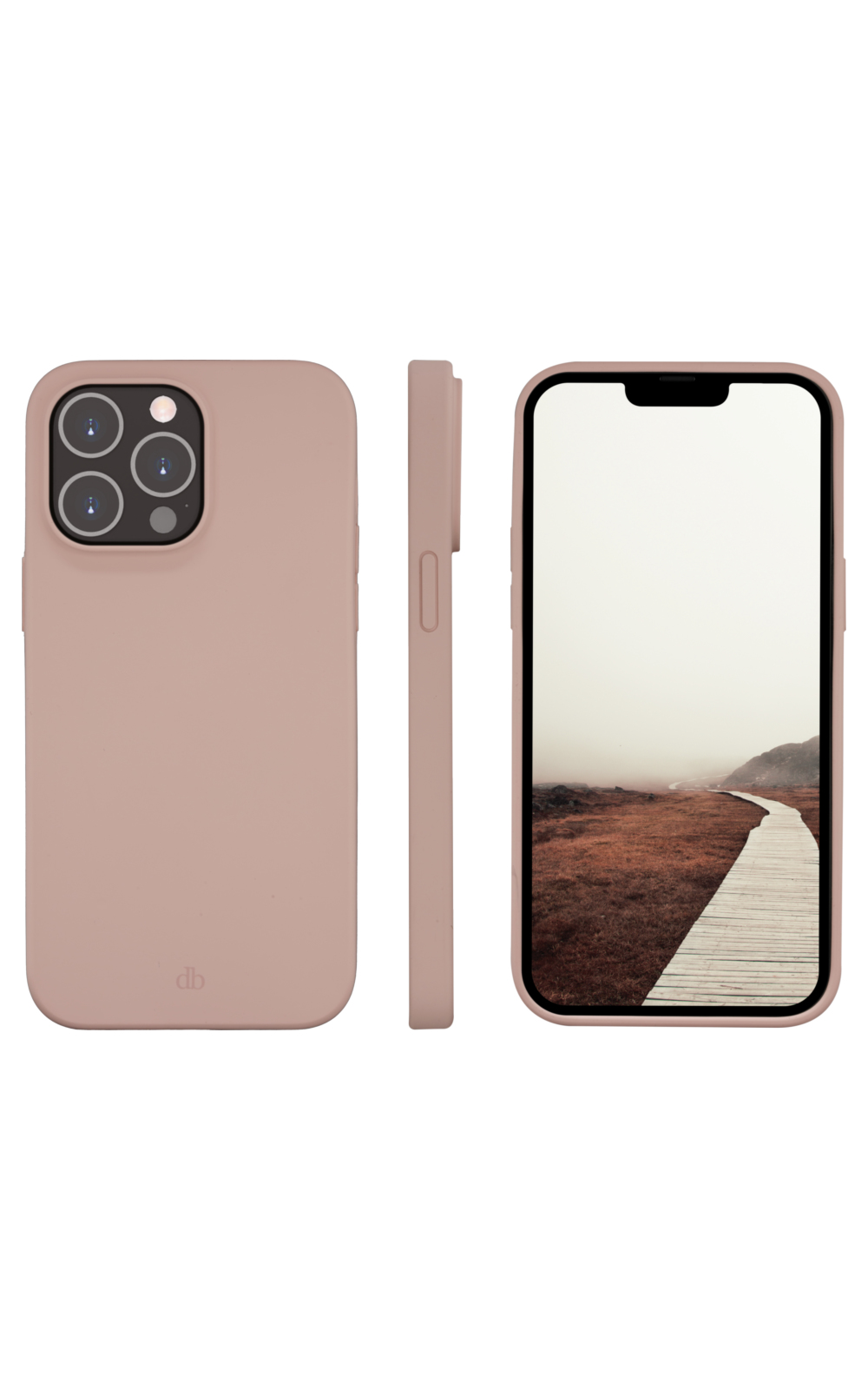 dbramante1928 Monaco custodia per cellulare 17 cm (6.7) Cover Rosa, Sabbia