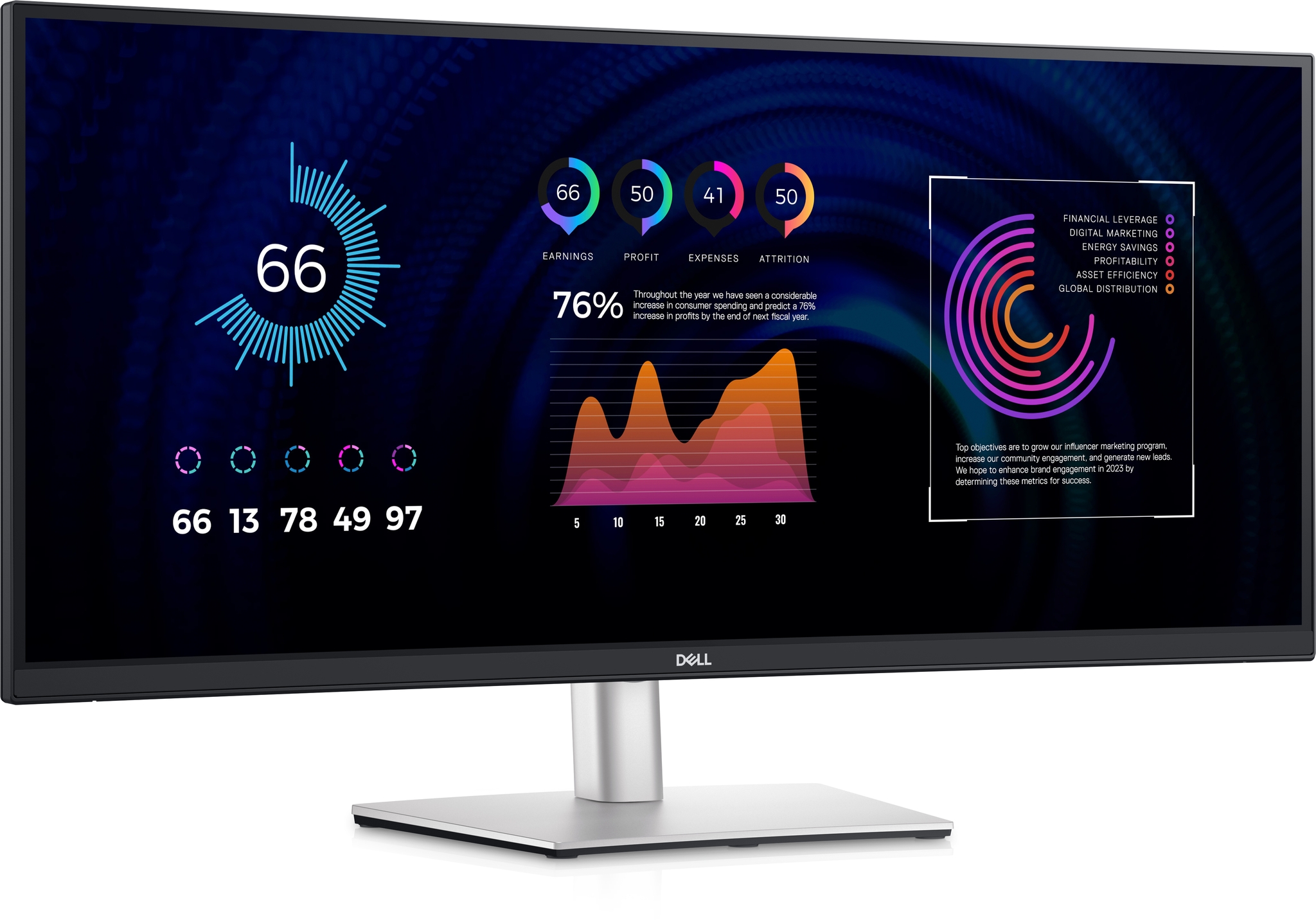 Dell P3424WE - LED-Monitor - gebogen - 86.4 cm (34)