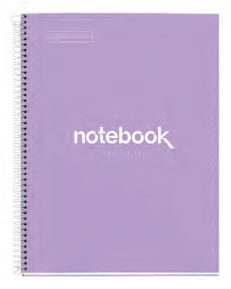 MIQUELRIUS Eco Emotions Collegeblock DIN A4 kariert lila - B�rokleinmaterial - A4