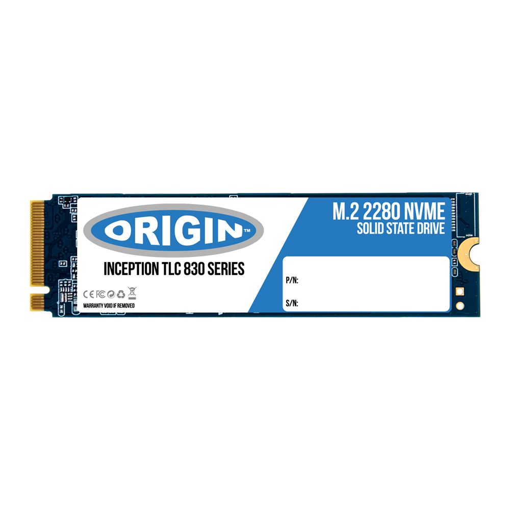 Origin Storage Inception M.2 NVMe 3D TLC - 512 GB SSD - intern - M.2 2280 - PCI Express 4.0 (NVMe)