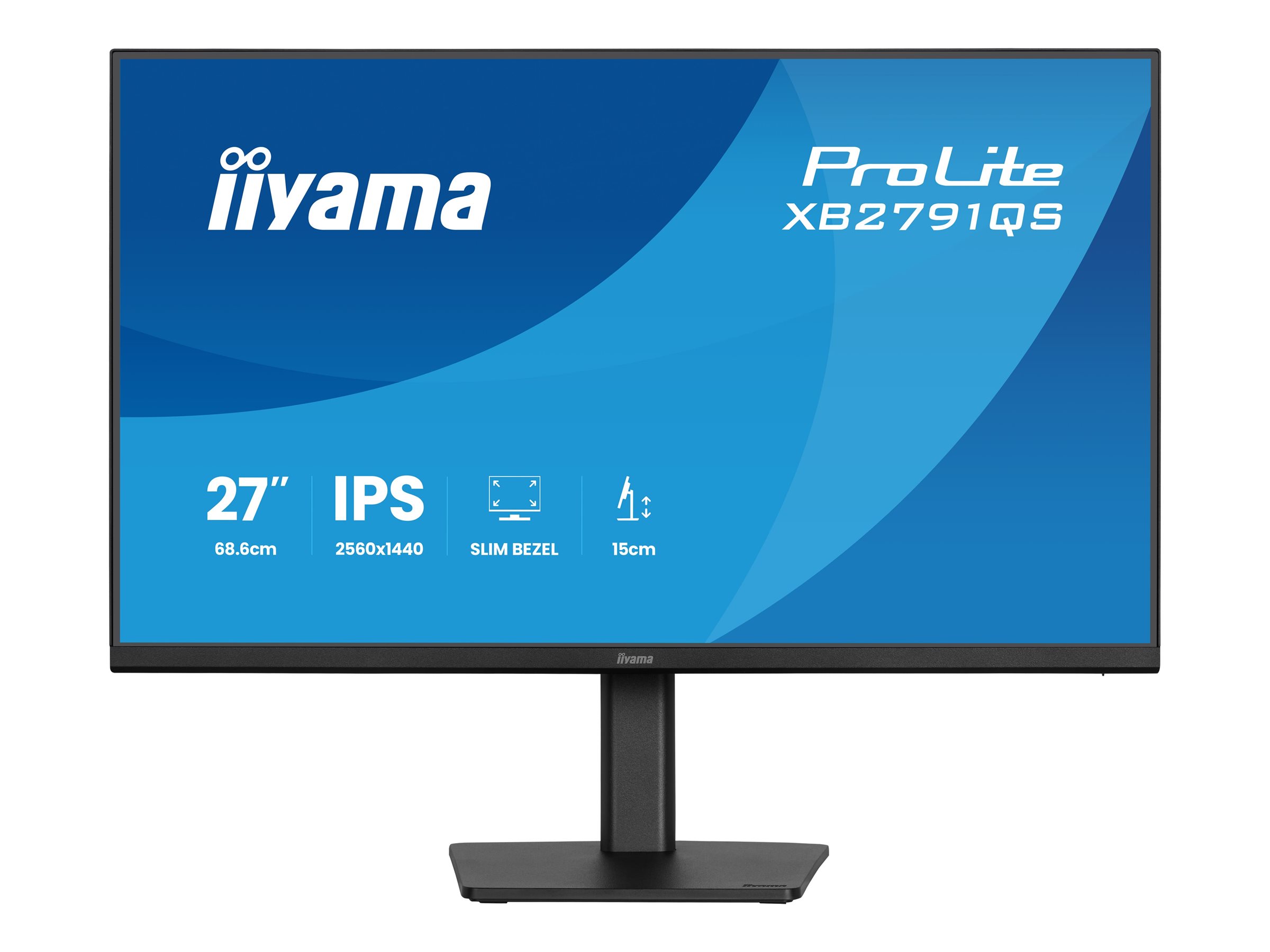 iiyama ProLite XB2791QS-B1 computer monitor 68.6 cm (27) 2560 x 1440 pixels Quad HD LED Black