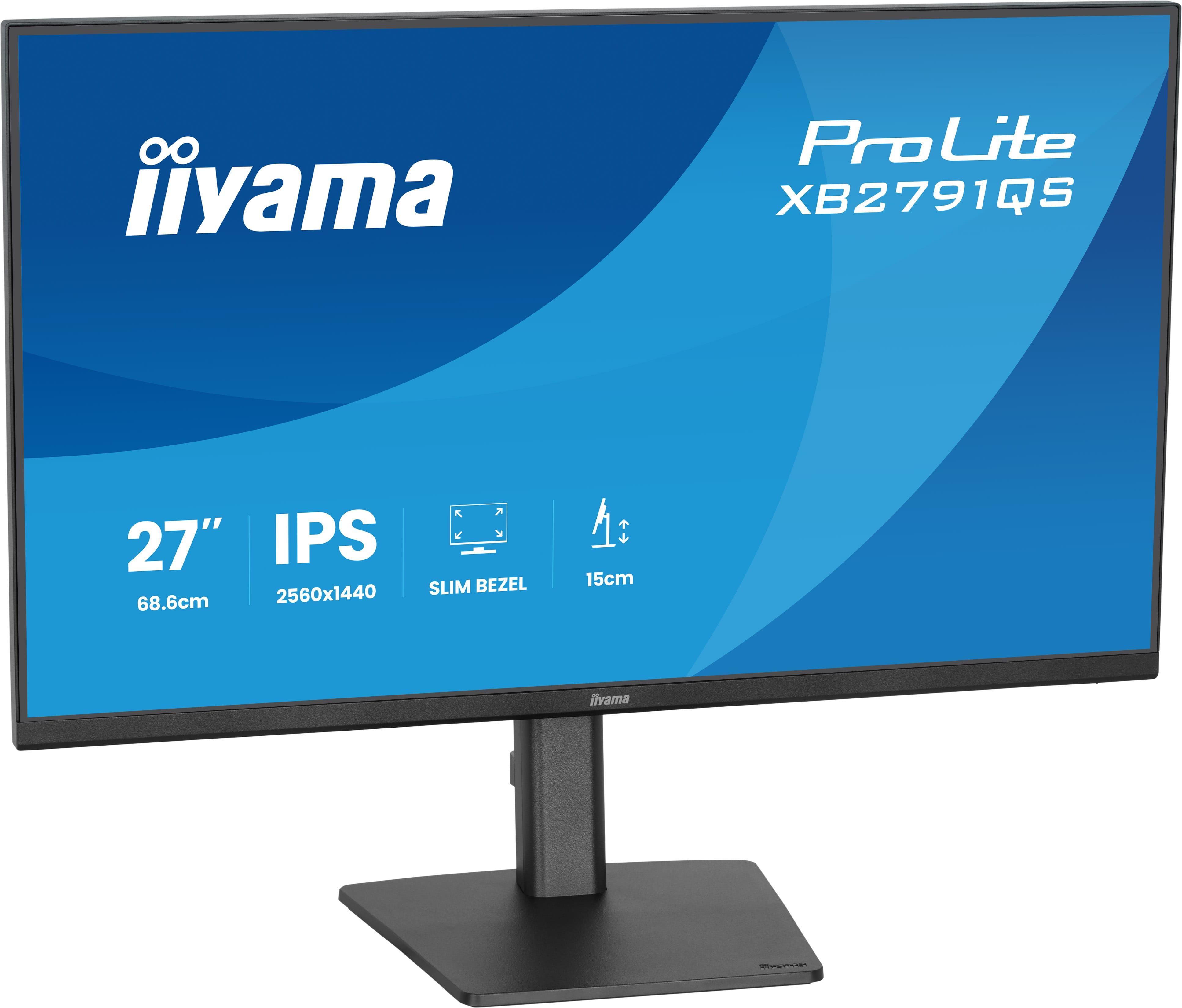 iiyama ProLite XB2791QS-B1 computer monitor 68.6 cm (27) 2560 x 1440 pixels Quad HD LED Black